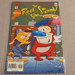 Marvel x Nickelodeon Ren & Stimpy "Defective Detective" Issue Comic Book